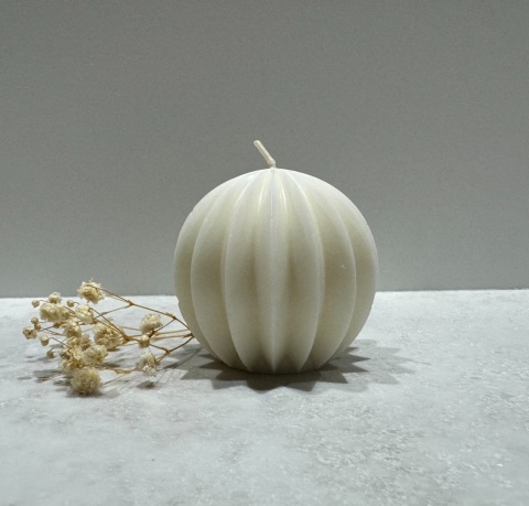 Świeca geometryczna - okrągła