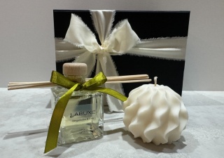 Zestaw mini nr 2: dyfuzor i świeca dekoracyjna