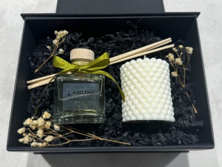 Zestaw mini nr 4: dyfuzor i świeca dekoracyjna