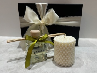 Zestaw mini nr 4: dyfuzor i świeca dekoracyjna