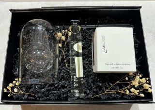 Zestaw średni nr 1: elagancki dyfuzor i świeca zapachowa